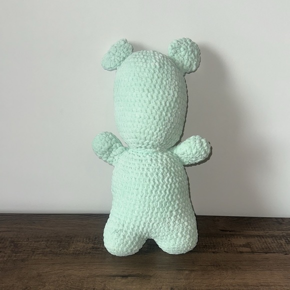 Blue Bear Handmade Crochet Soft Stuffed Animal/Plushie - Picture 2 of 2